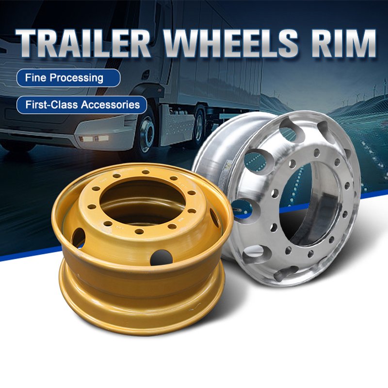Good Quality Truck Wheel Rim 7.5-22.5/8.25-22.5/9.0-22.5 Made in China
