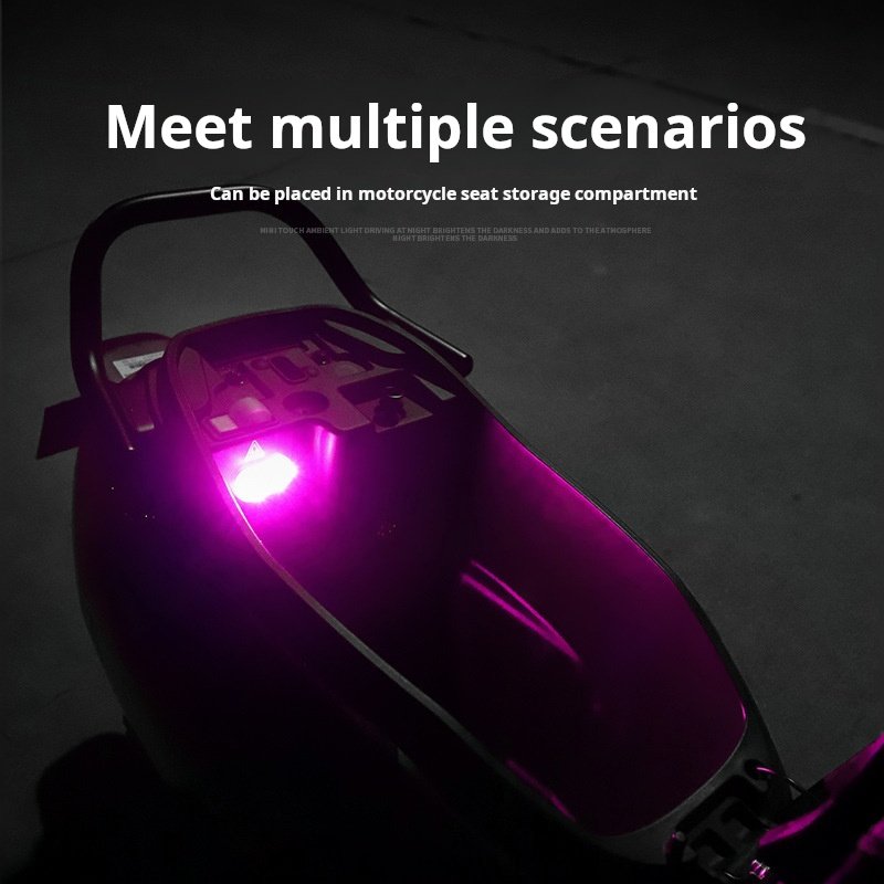 Yosovlamp Car Decoration Touch Atmosphere Light No Wiring Modification Color USB Mini LED Lighting