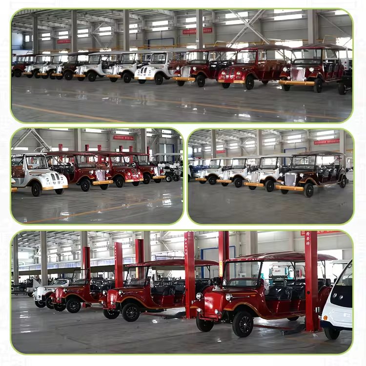 Classic Vintage Electric Sightseeing Bus Car Retro Tourist Golf Body Cars Price
