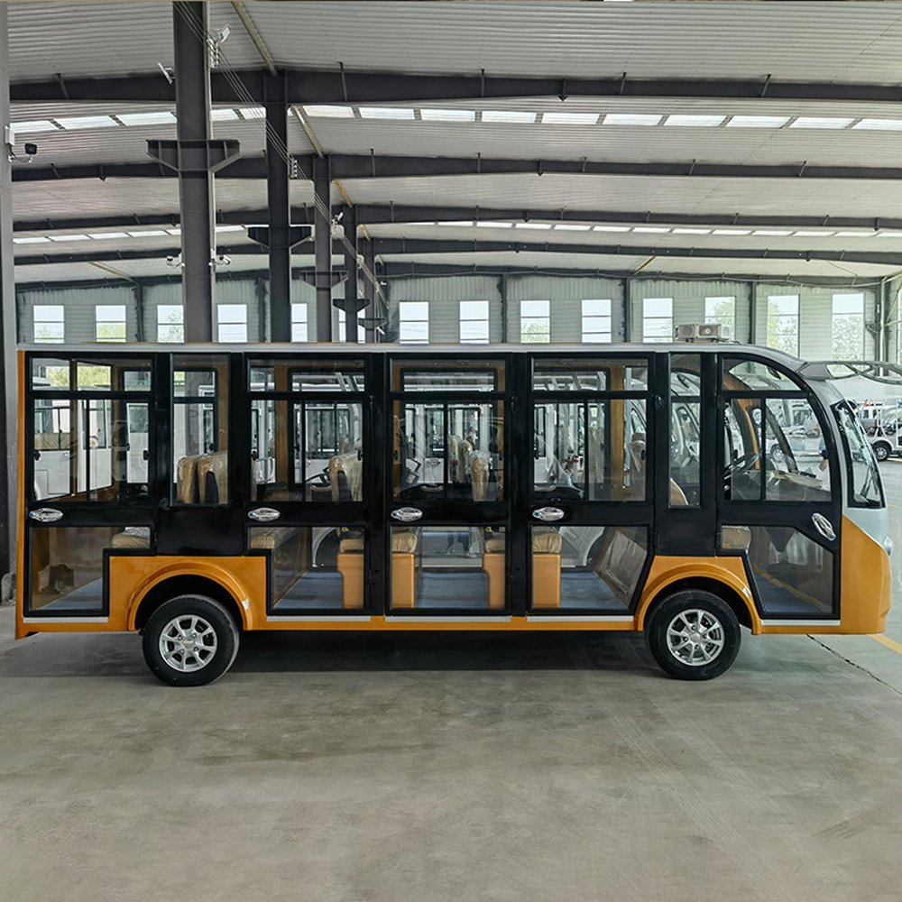 72v 14 Person Mini Bus Tourism Cart Electric Sightseeing Bus