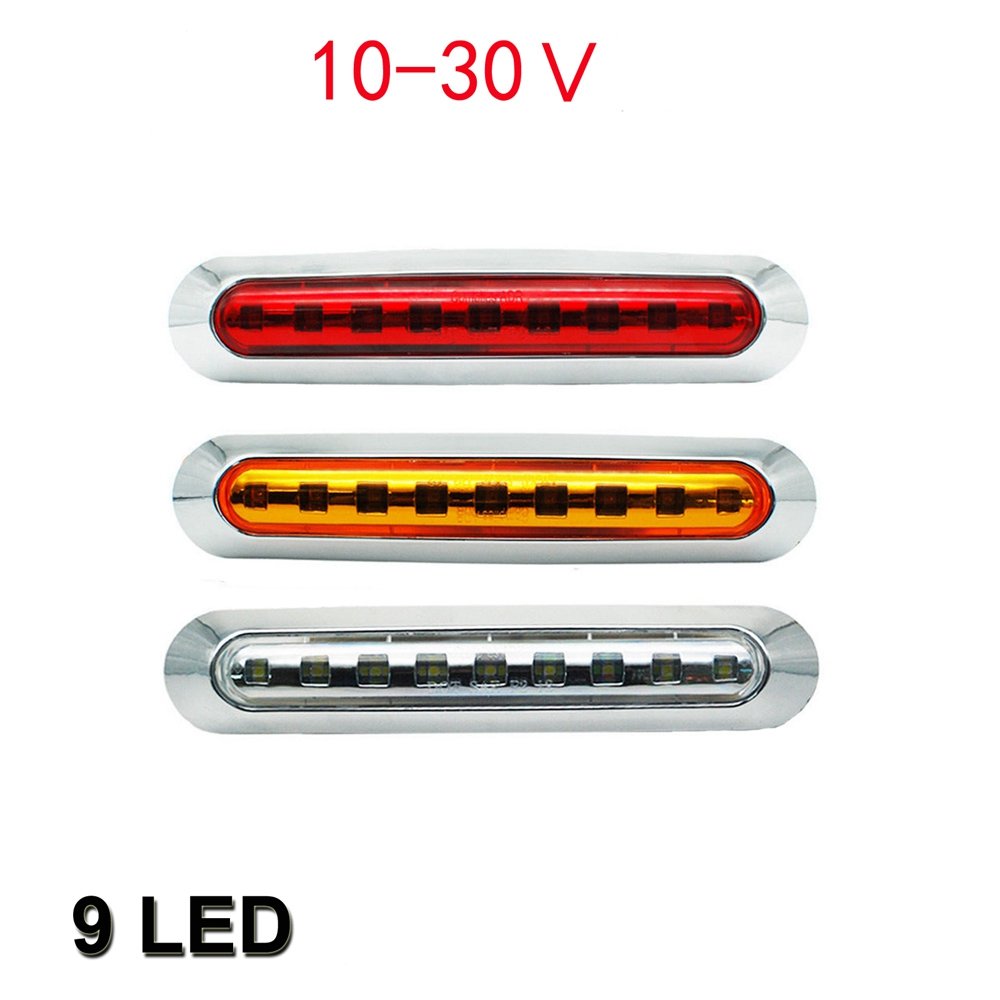 Car External Lights LED Side Vehicle Truck Boat Trailer Side Strobe Emergency/Warning/Clearance/Marker Indicator Light
