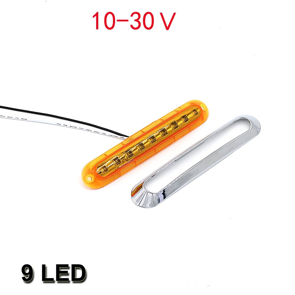 Car External Lights LED Side Vehicle Truck Boat Trailer Side Strobe Emergency/Warning/Clearance/Marker Indicator Light