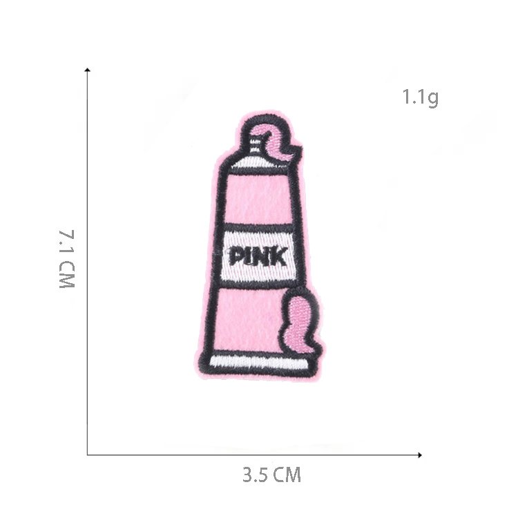 Hot Sale Children Kids School Season Stationery Iron on Embroidery Patches for Clothes Bag