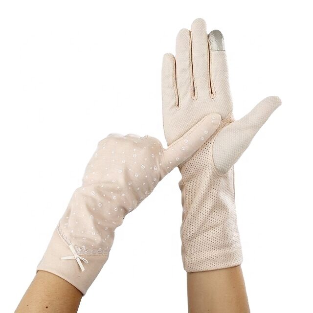 Long Women's UV-Protection Driving Gloves Wholesale Summer Saudi Dubai Touchscreen Gloves for Arabs