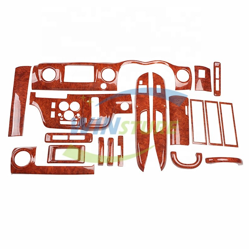 Auto Parts Teak Panel Set Dashboard Panel Veneer NV-F008 for Nissa-n NV350 E26 2014+ Car Interior Walnut Cover