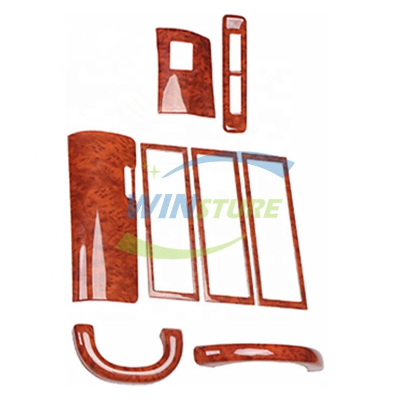 Auto Parts Teak Panel Set Dashboard Panel Veneer NV-F008 for Nissa-n NV350 E26 2014+ Car Interior Walnut Cover