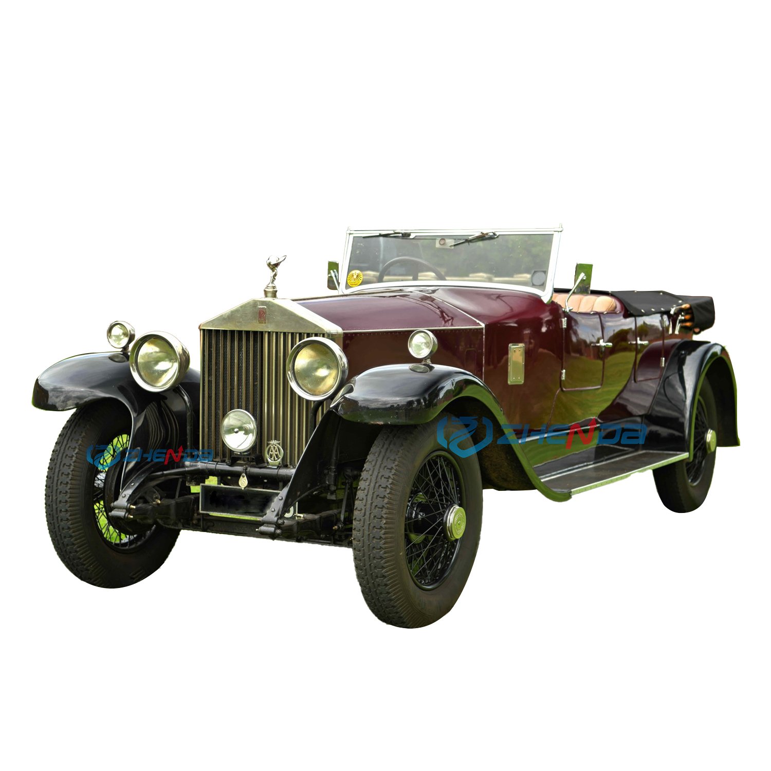 New Design Zhenda Brand Upgrades Pure Hand-made Vintage New Cars Electric on Sale Classic Car Vintage Car