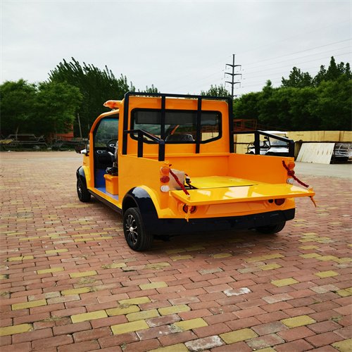 Tong Cai Eco-Friendly 4-Seater Electric Patrol Buggy Patrol Car Pick-Up Truck with Door Without Door Sightseeing Bus & Car