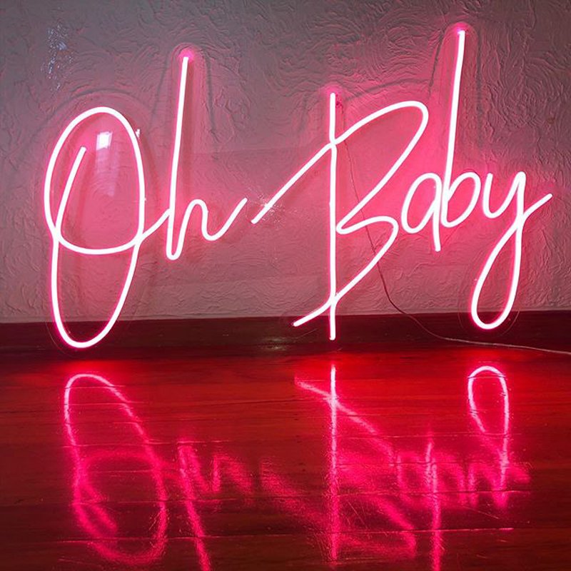 Manufacturer Dropshipping NO MOQ Fast Delivery Neon Letter Custom Acrylic Led Neon Sign for Living Room Decoration