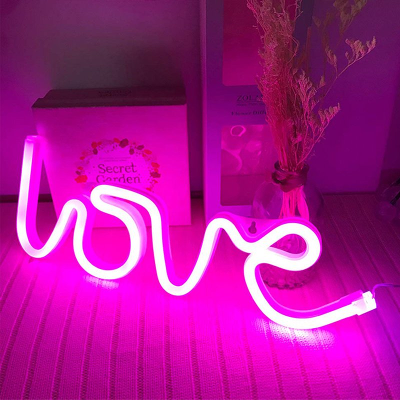Manufacturer Dropshipping NO MOQ Fast Delivery Neon Letter Custom Acrylic Led Neon Sign for Living Room Decoration