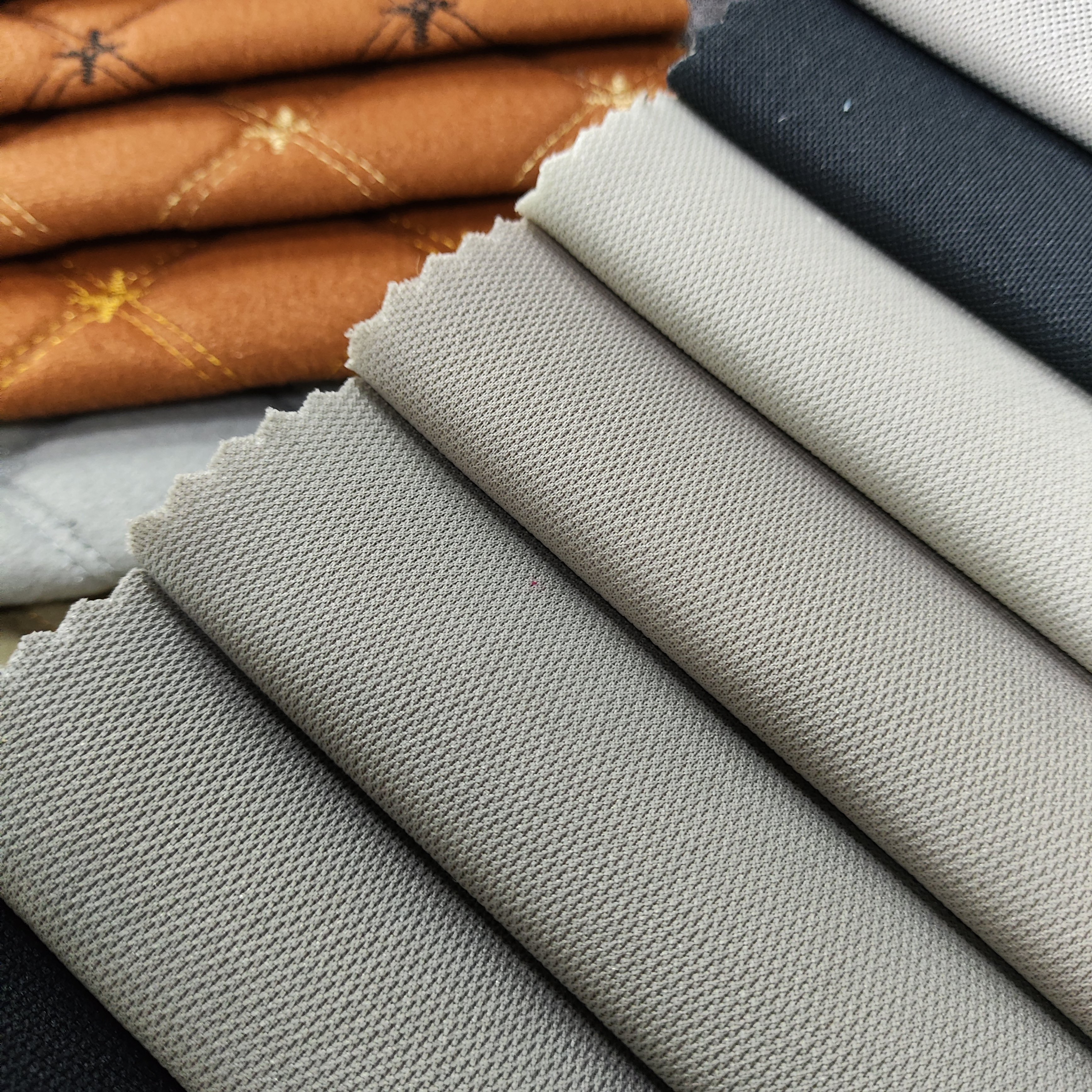 150cm Width Headliner Fabric With 4mm Foam Fire Bonding