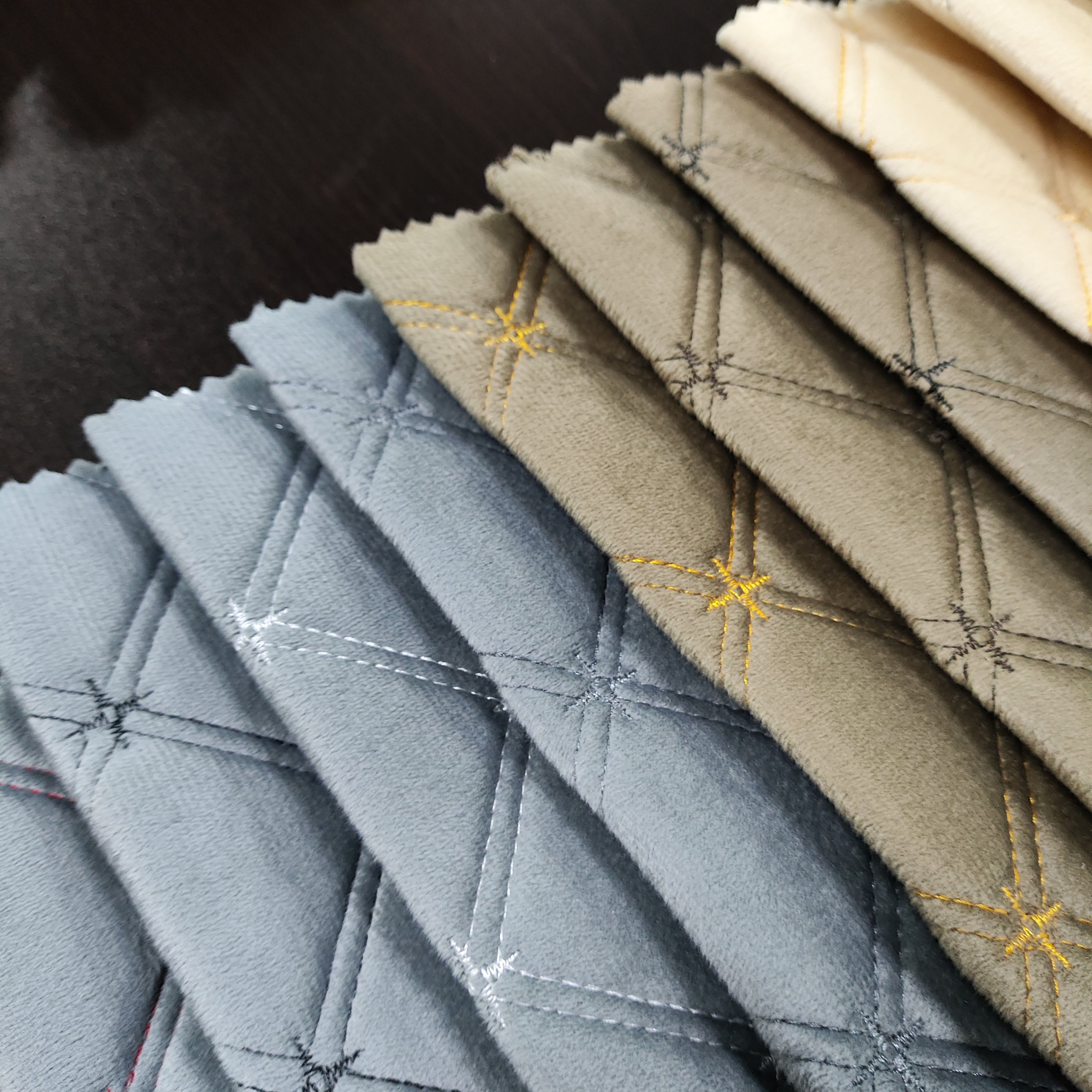 150cm Width Headliner Fabric With 4mm Foam Fire Bonding