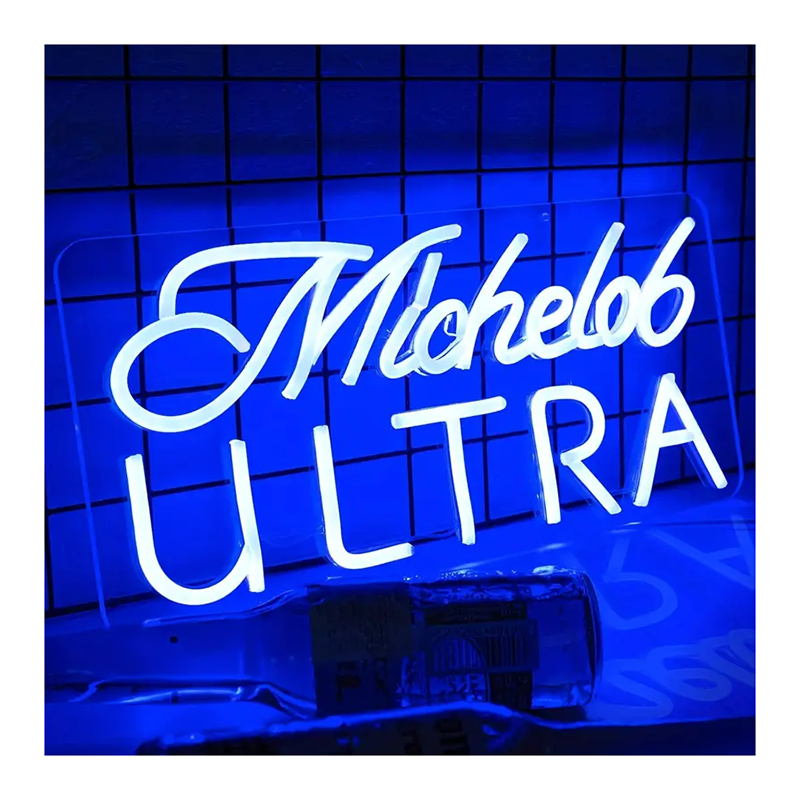 Fast Delivery Dropshipping Decoracion Lettering Light Logo Michelob Ultra Neon Sign Neon Lights Drop Shipping for Party