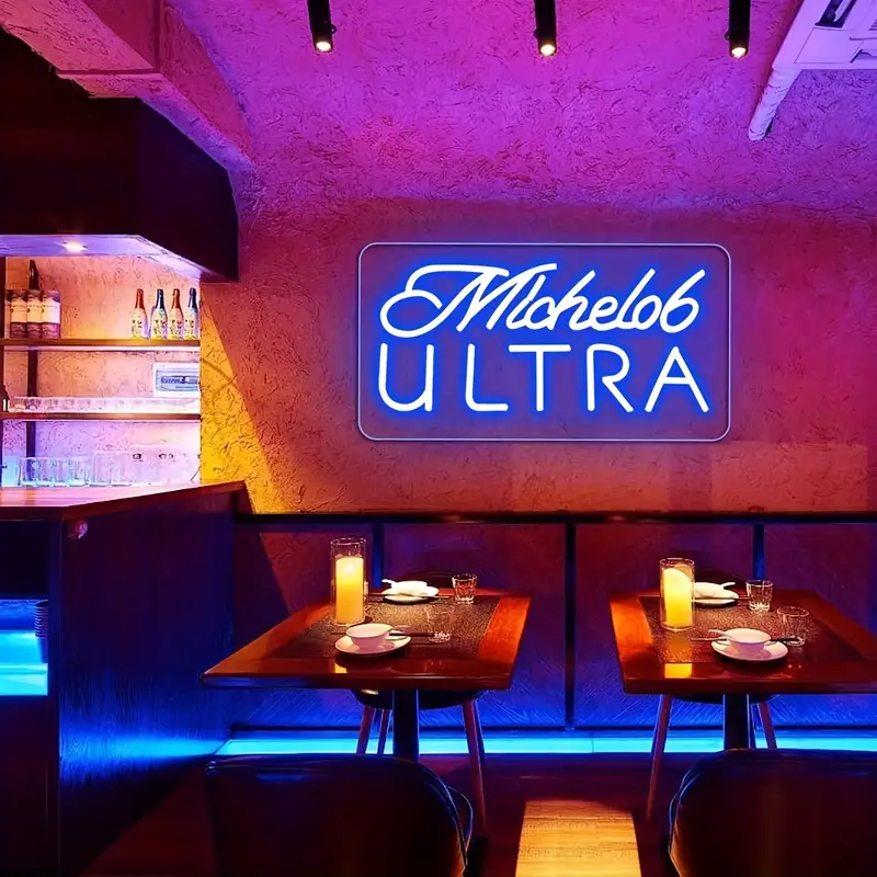 Fast Delivery Dropshipping Decoracion Lettering Light Logo Michelob Ultra Neon Sign Neon Lights Drop Shipping for Party