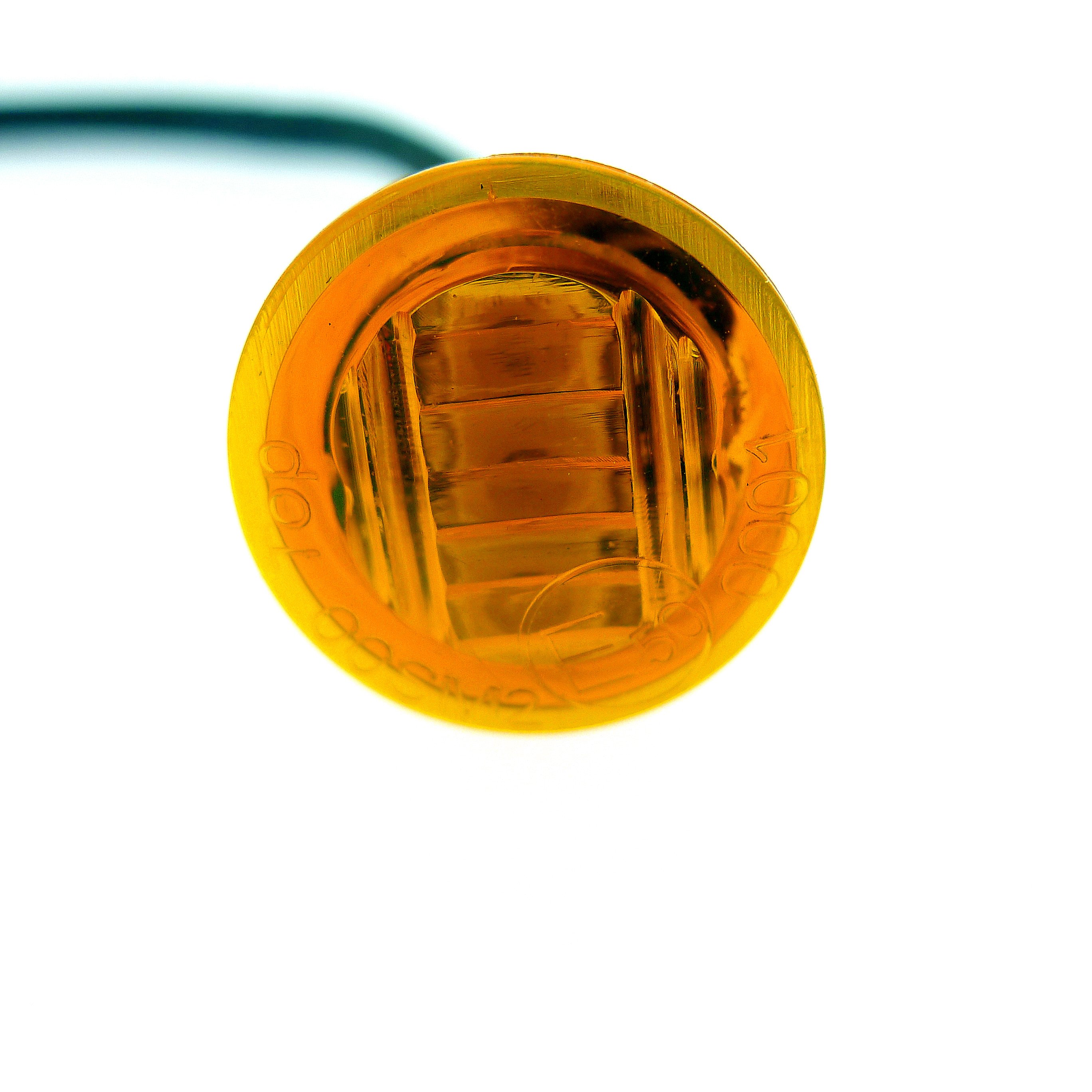 0.75 Inch Round Truck Led Lights 12V 24V Amber Orange Warning Light Signal Light Truck Side Marker Led Lamp