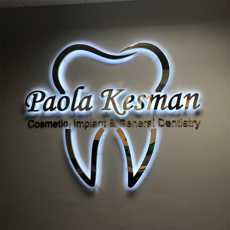 Custom Backlit 3D Business Sign,Company Logo 3D LED Metal Sign,3D LED Metal Business Sign,Light up Letters Acrylic Business Sign