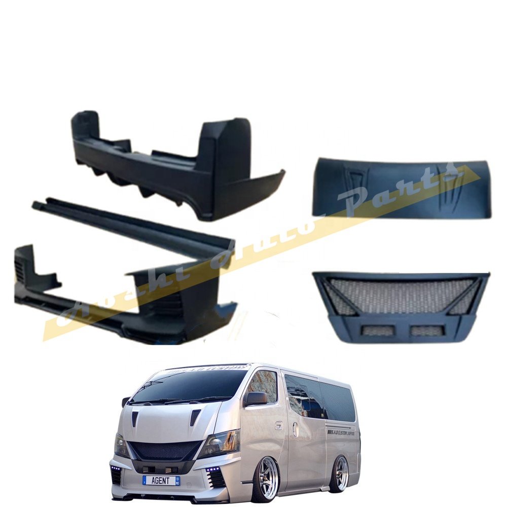 Use for Urvan NV350 E26 2012-2021 Japan SAD Style Bodykit Narrow Body Car Front Hood Bonnet Front and Rear Bumper Side Skirt