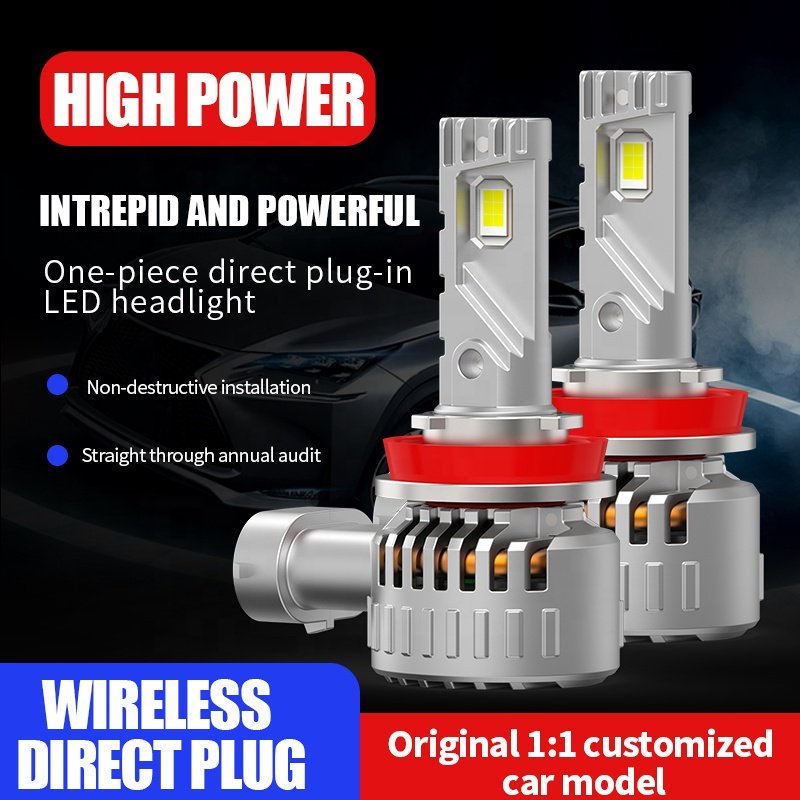 M6 LED Car Headlight Bulb 59800 Lumen Universal Car Accessories H4 H7 H11 H13 9005 9006 9012 for 110 Watts