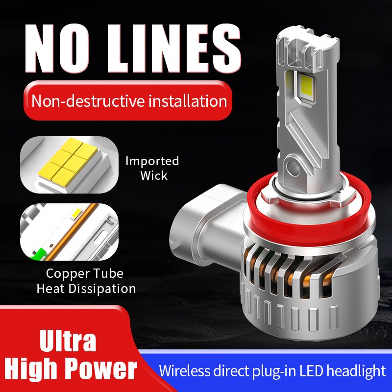 M6 LED Car Headlight Bulb 59800 Lumen Universal Car Accessories H4 H7 H11 H13 9005 9006 9012 for 110 Watts