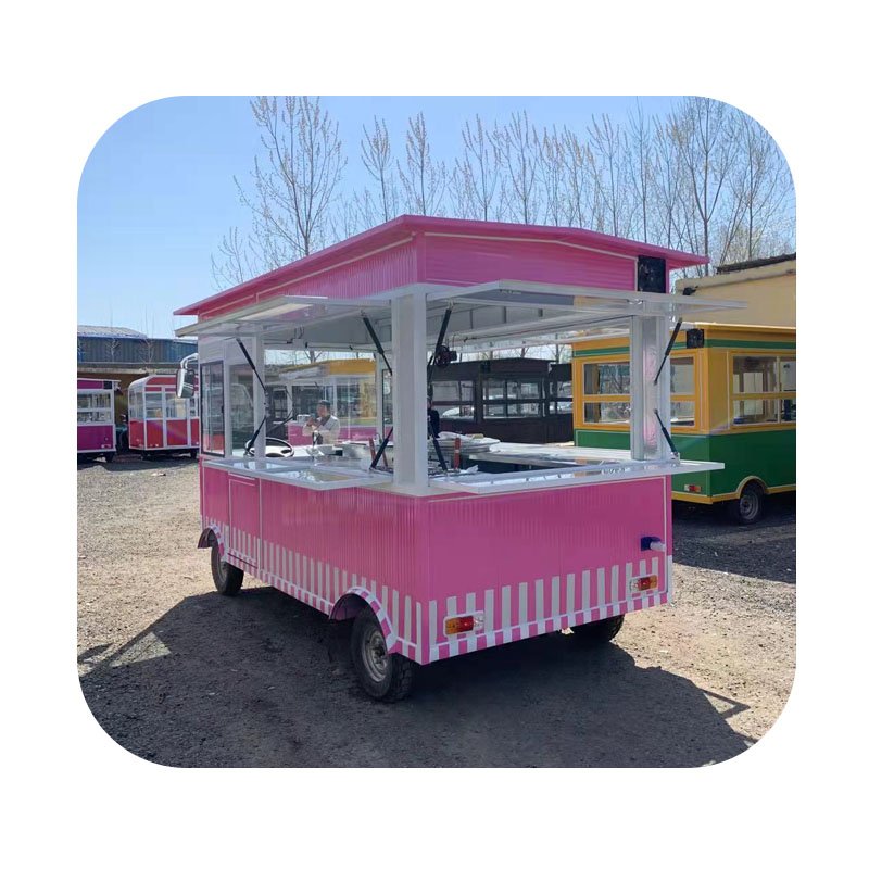 Mobile Kiosk for Sale Mobile Kitchen Gourmet Bus Quadricycle
