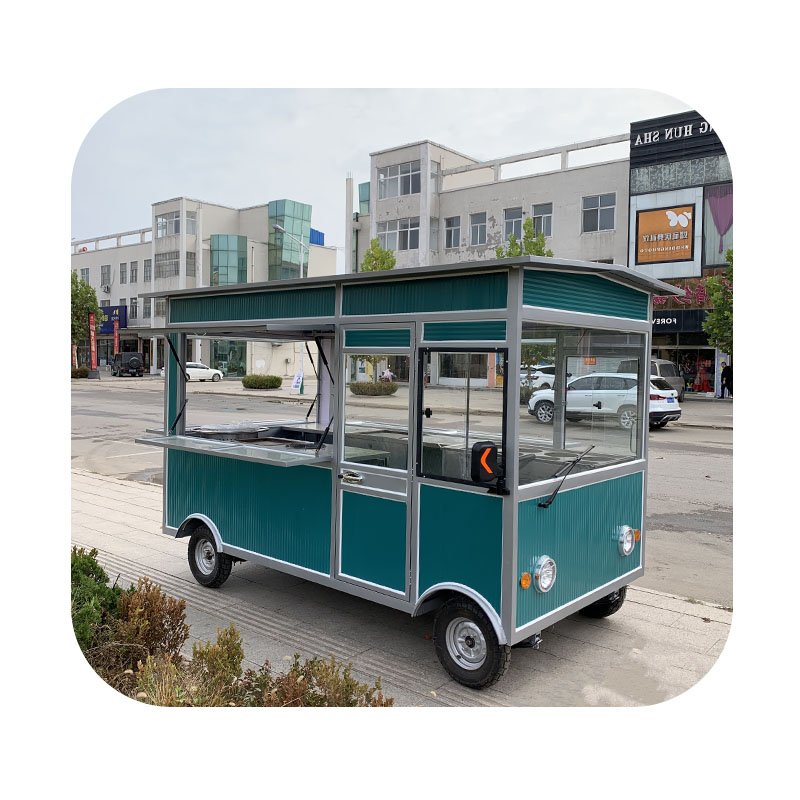 Mobile Kiosk for Sale Mobile Kitchen Gourmet Bus Quadricycle