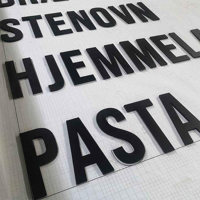 Outdoor Large Advertising 3D Dimensional Pvc Painting Foam Letter Sign Giant Building Wall Carving Plastic Alphabet Signage