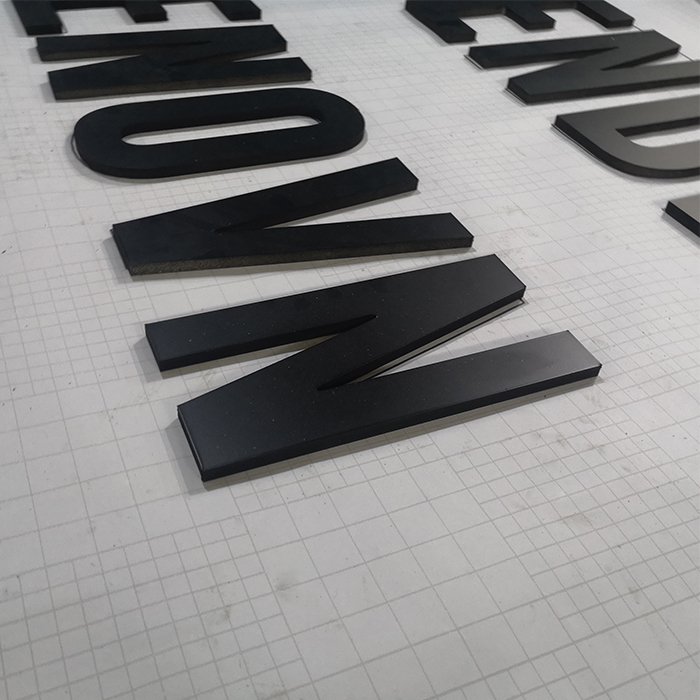 Outdoor Large Advertising 3D Dimensional Pvc Painting Foam Letter Sign Giant Building Wall Carving Plastic Alphabet Signage