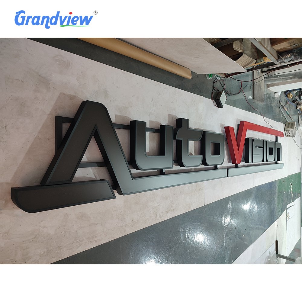 Advertising Illuminated Outdoor Light Led Letter Business Store Front Sign 3D Acrylic Light up Custom Logo Electronic Sign