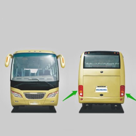 Use for Yutong Bus Tail Lights F9 Original Rear Tail Lamps 4133-00049 4133-00050 4133-00051 4133-00052