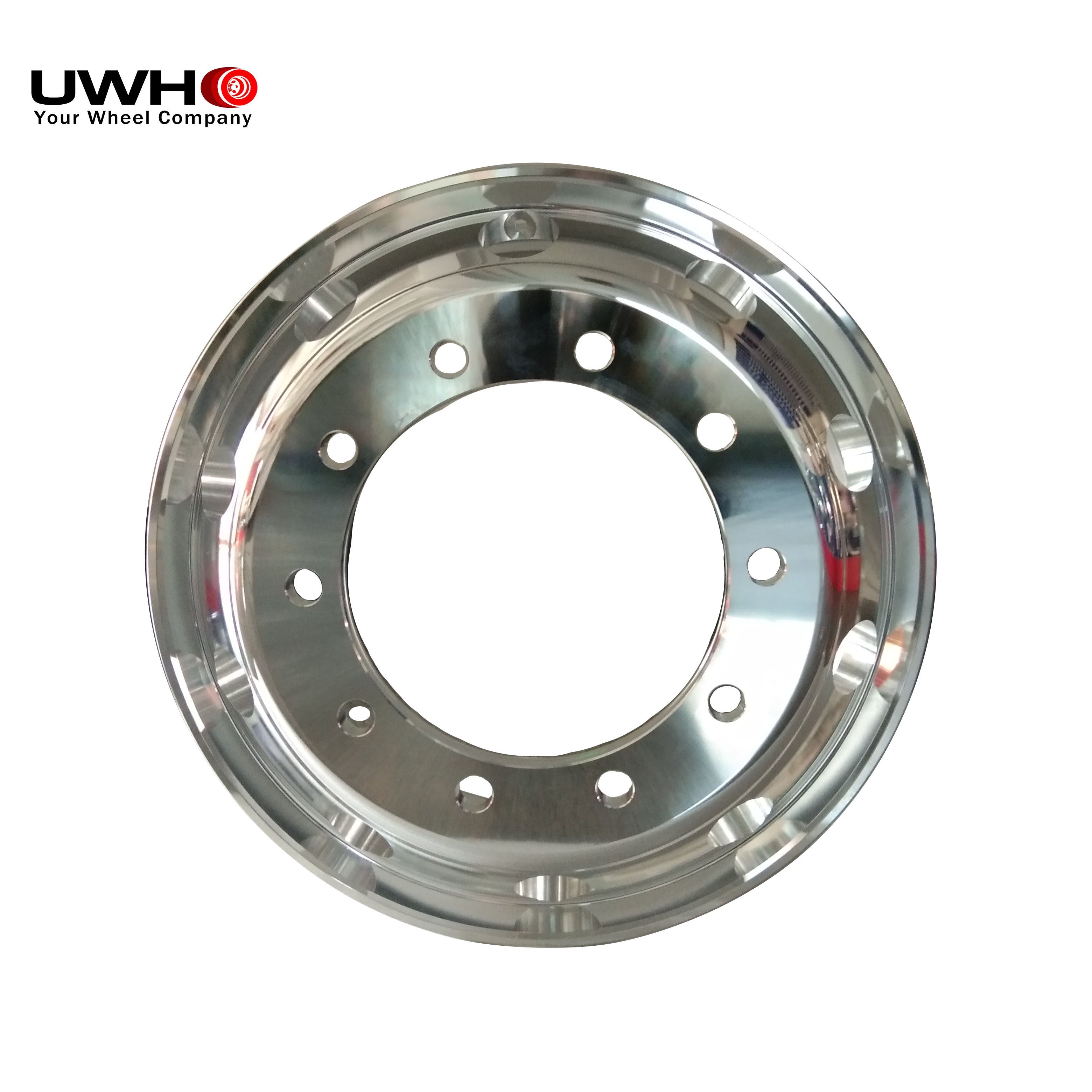 22.5*7.5 Truck Rims for Bus and Trailer Aluminum Alloy Truck Wheels