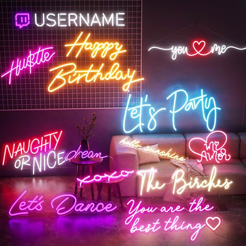 Drop Shipping Neon Party Supplies LED Custom Neon Flexible Decorative Light Led Custom Neon Sign for Smoke Shop Display