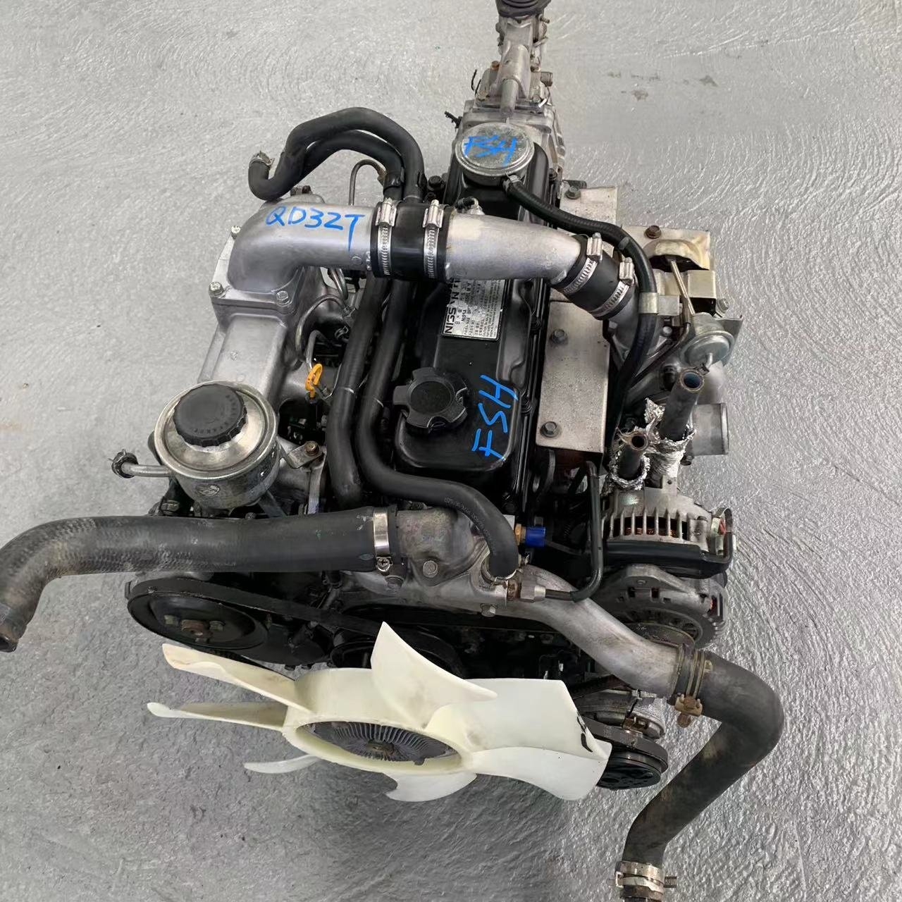 4 Cylinders QD32T Japanese Original Used Diesel Engine for Nissan Pickup Trucks Paladon