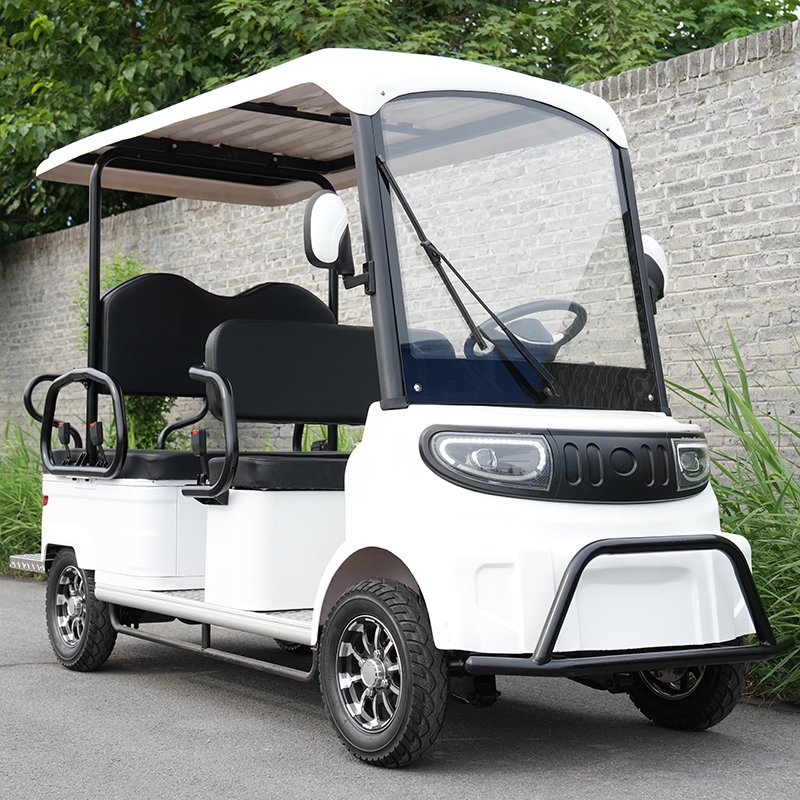 MinibusM8 ,scenic Spot Sightseeing Vehicle, Electric Scooter, Passenger Car, Four-wheel Six Seater Electric Scooter