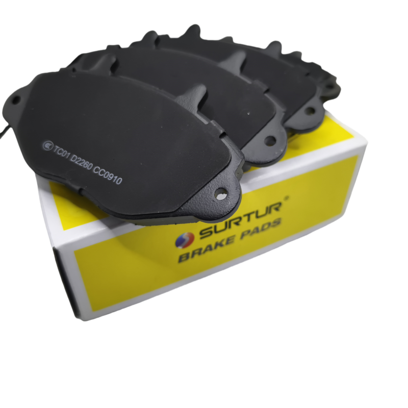 SURTUR New Front Brake Pad D2260 Ceramic Brake Pad for TRANSIT Bus for TRANSIT Platform