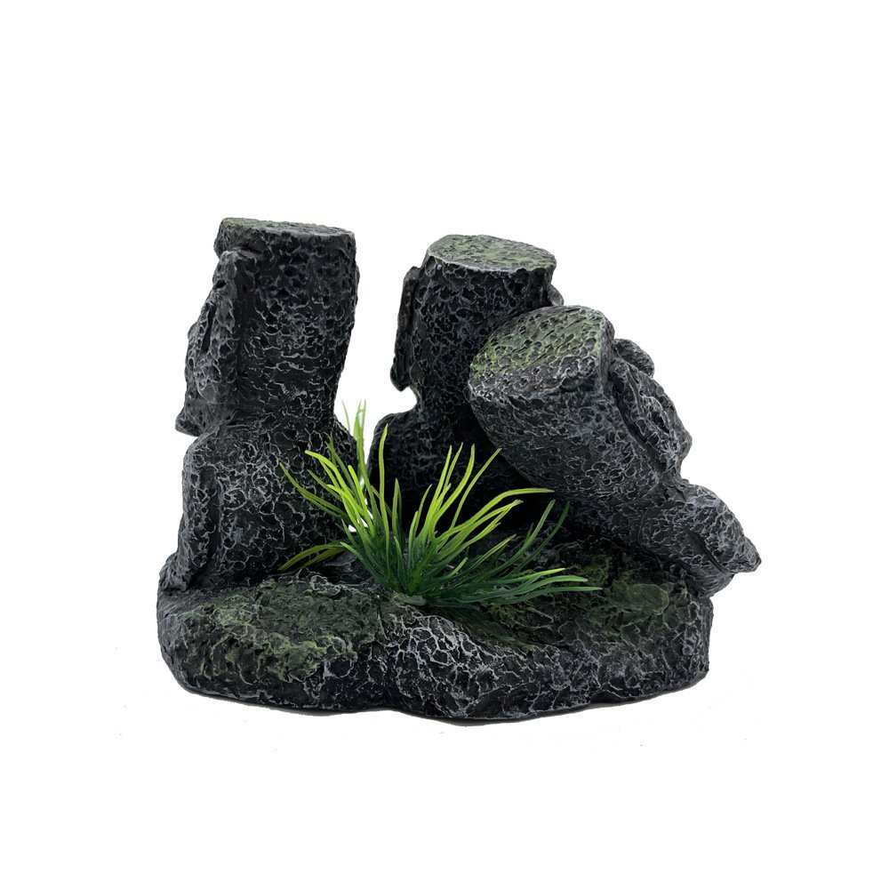 Simulation Car Figurine Fish tank Scenery Decoration Fish and Shrimp Shelter Resin Figurine Aquarium Bus Passenger Bus