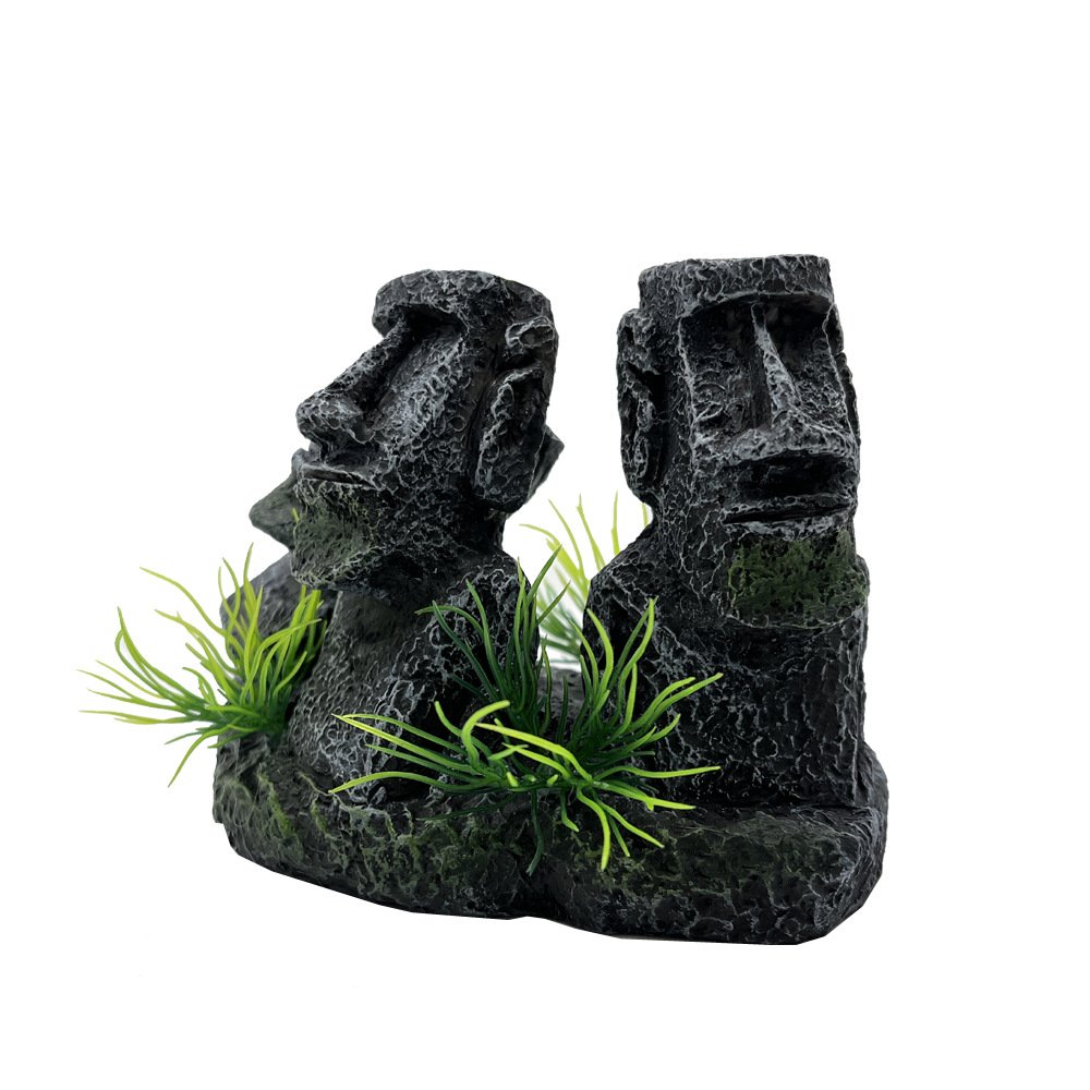 Simulation Car Figurine Fish tank Scenery Decoration Fish and Shrimp Shelter Resin Figurine Aquarium Bus Passenger Bus