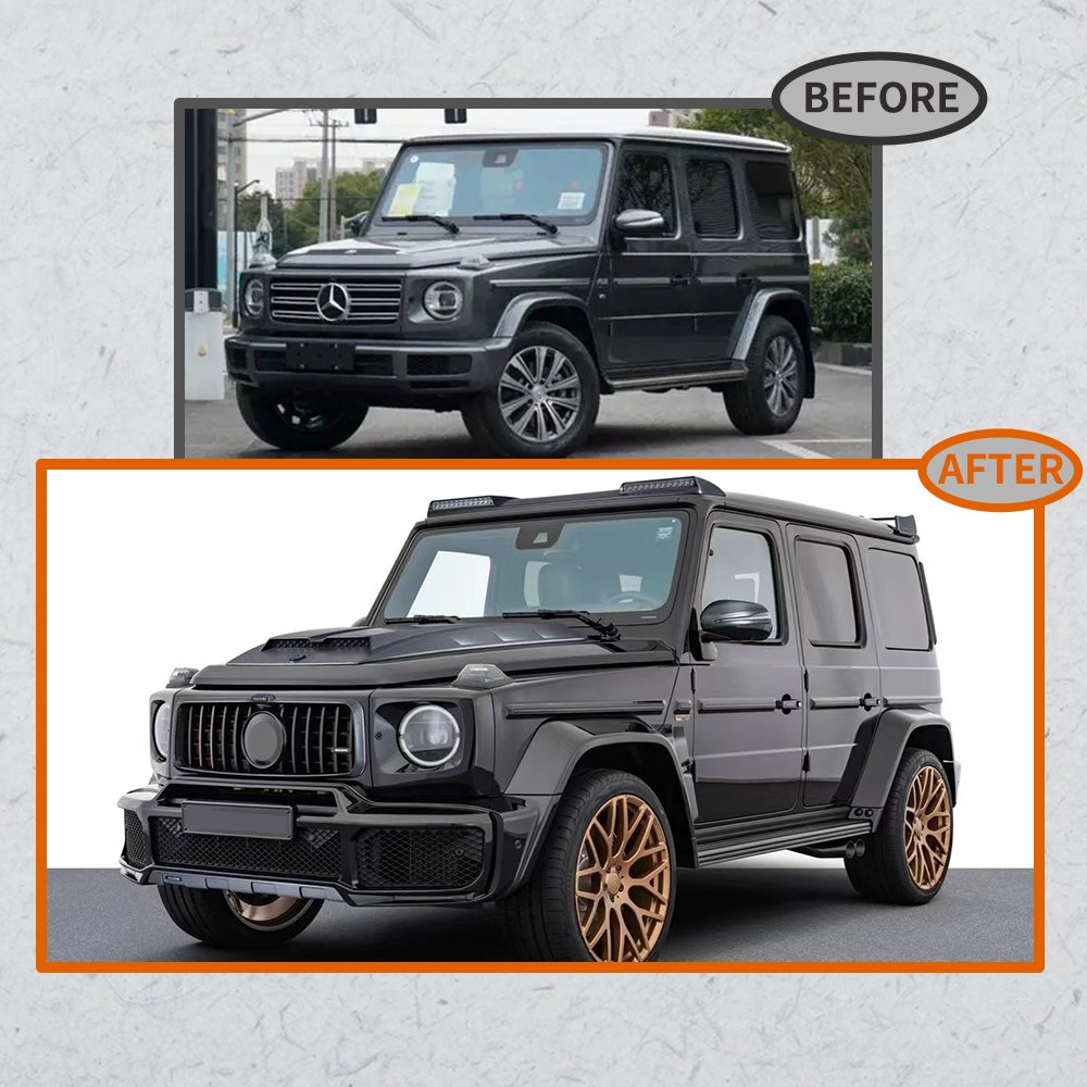2023 Hot and Popular Ben Z G Class W464 G500 G550 G63 Upgrade to B Style AMG Style Upgrade Body Kit with Optional 4 Dry Carbon