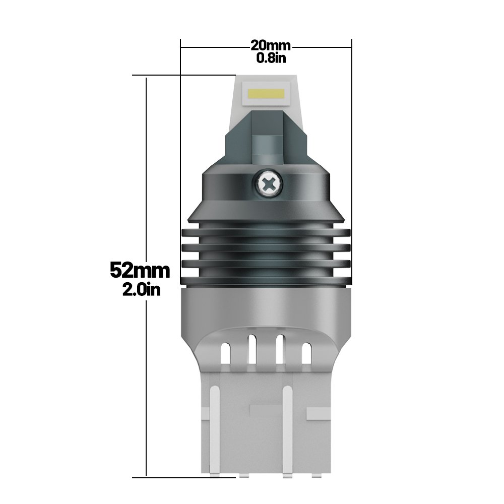 2023 New Model OEM Factory T25 White Light 3570 Chips Canbus 11w 1440lm 12-24v 6000k 7443 7440 W21W W21/5W Led Reverse for Auto