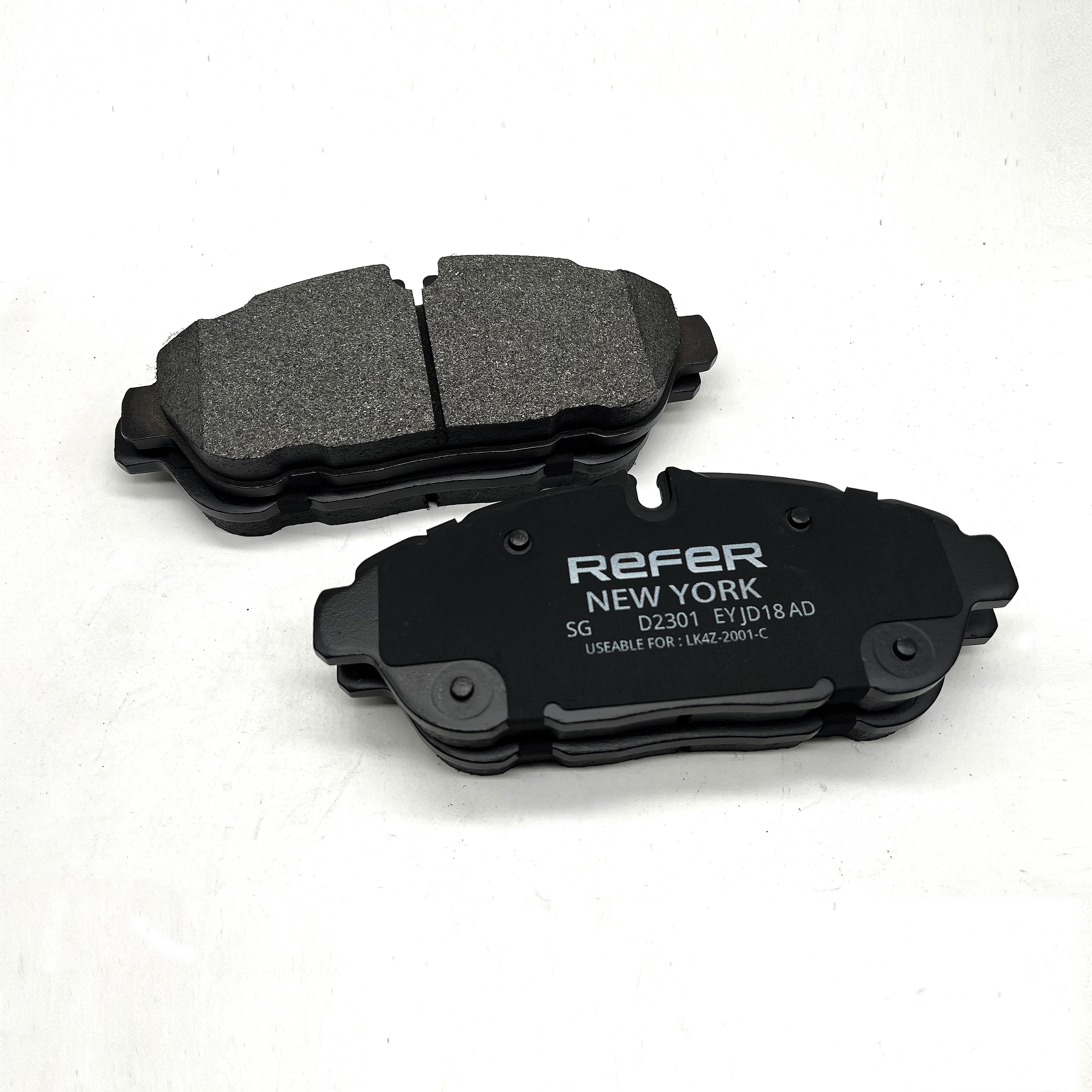 Brake Pads Manufacture Semi Metallic Disc Brake Pad Set D2301 Front for Ford Transit150/250/350 (lk4z2001c)