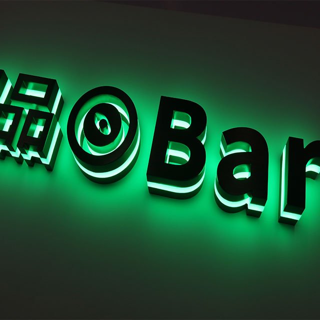 Customized Sign Channel Letters Bending for Stainless Steel Signage 3D Letters Led Lighted