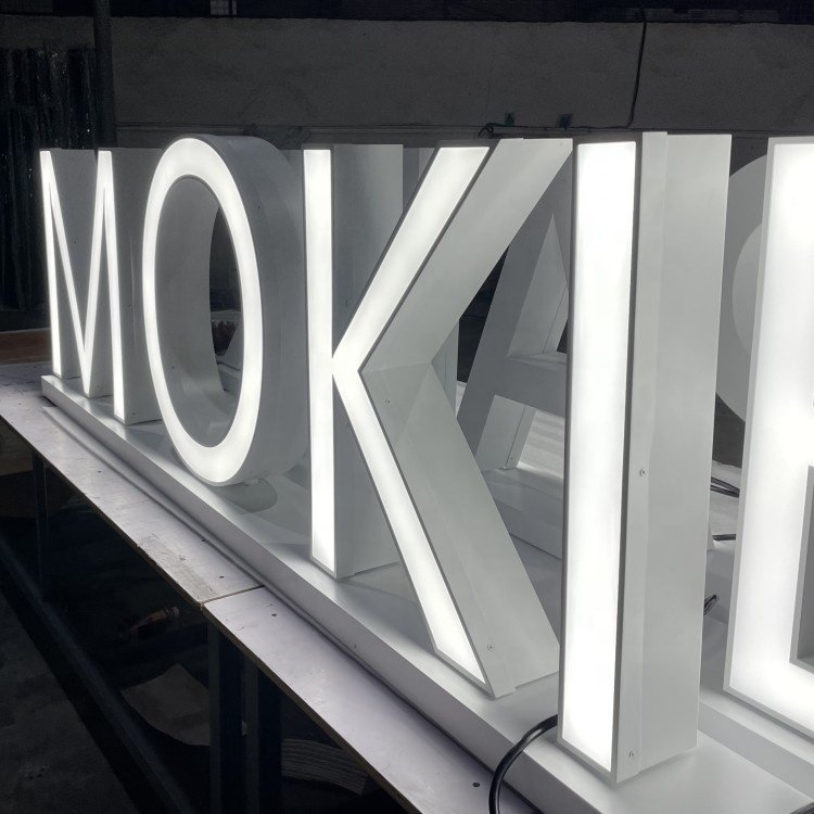 Lighting Building Sign Outdoor 3D Letter Sign Frontlit Channel Letters Shop Front Commercial Signage