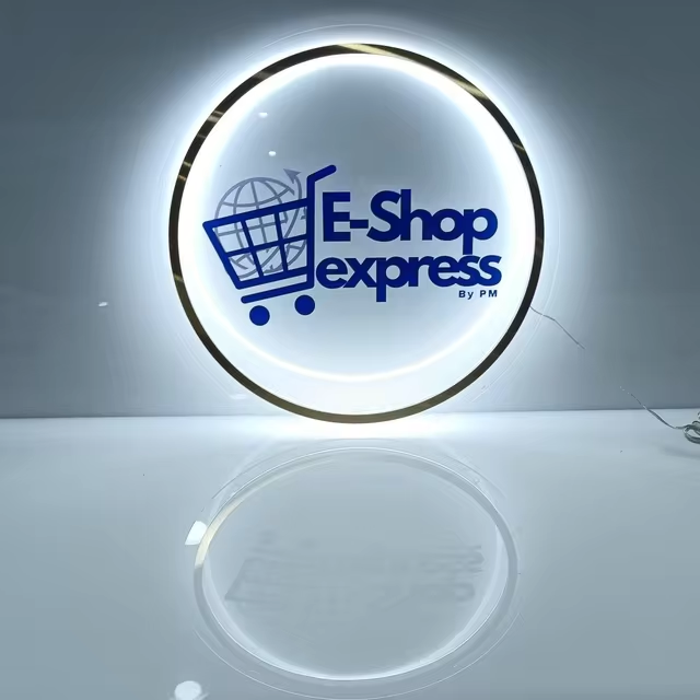 Custom Shop Sign Decoration Led Advertising Letter Sign Store logo Lighting Decoration Backlit Signs for Your Store Decoration