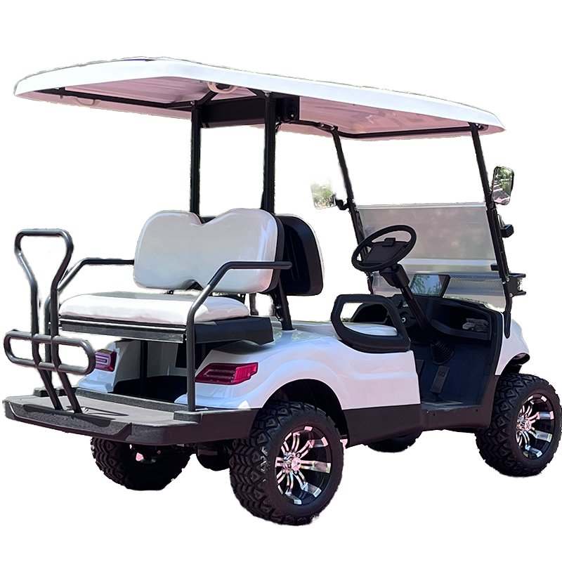 72v 4 Seat Passenger Buggy Car 4 Wheel Lifted Golf Cart 4 Wheel Off Road Electric Hunting Buggy 4 Seater Golf Carts