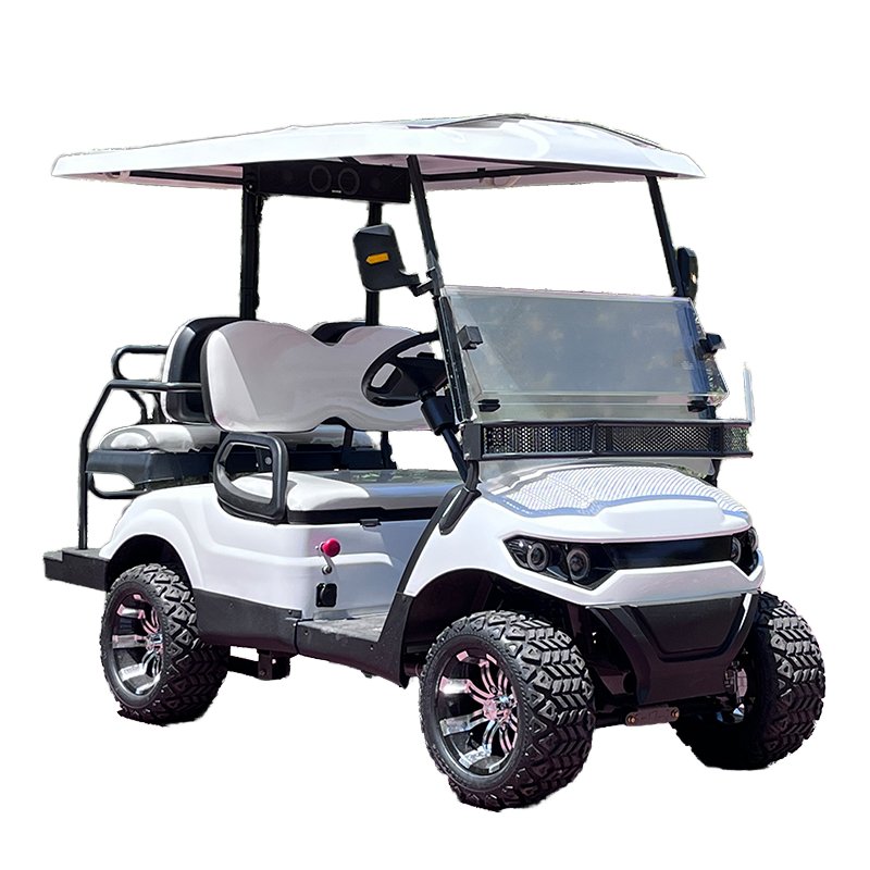 72v 4 Seat Passenger Buggy Car 4 Wheel Lifted Golf Cart 4 Wheel Off Road Electric Hunting Buggy 4 Seater Golf Carts
