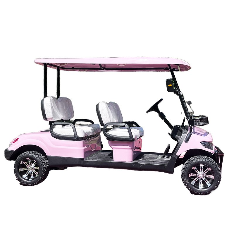 72v 4 Seat Passenger Buggy Car 4 Wheel Lifted Golf Cart 4 Wheel Off Road Electric Hunting Buggy 4 Seater Golf Carts