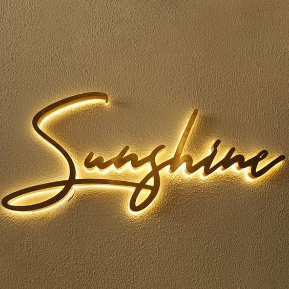 Channel Letters Custom Commercial Metal LED Sign Stainless Steel Adverti Sign LED Metal Luminous Letters