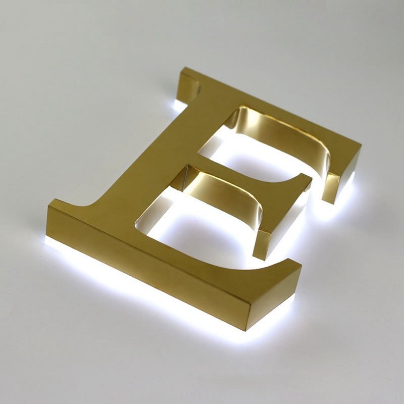 Channel Letters Custom Commercial Metal LED Sign Stainless Steel Adverti Sign LED Metal Luminous Letters