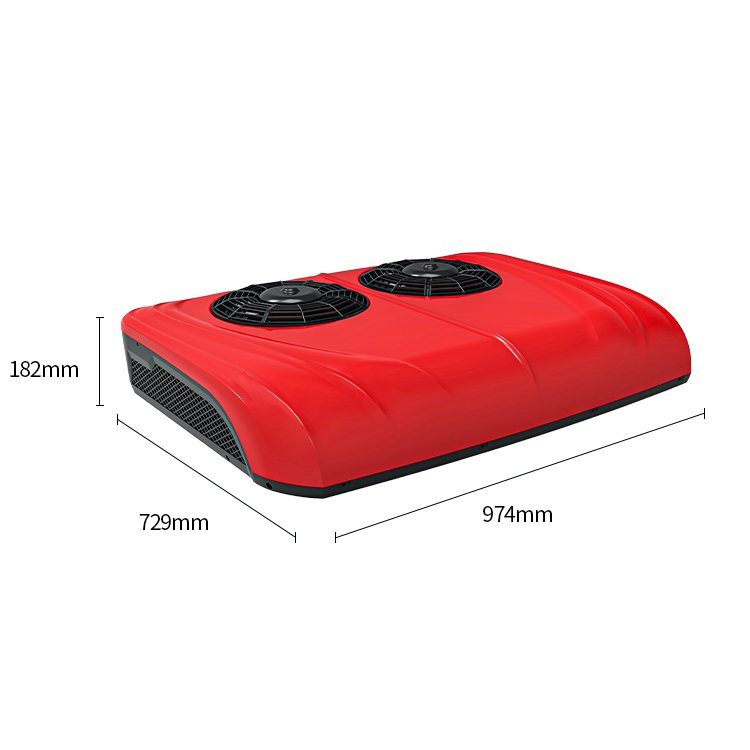Portable 12/24V Auto Parking AC Unit Accessories Rooftop Mini Truck 12V RV Camper Van Parking Conditioner