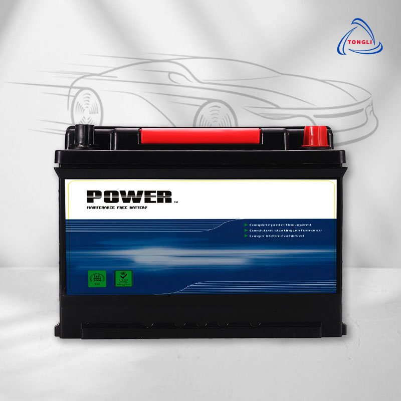 China Supplier Wholesale 12V 75Ah Car Battery Starting MF DIN75 Standard for Trucks and Cars Lead-Acid Batteries