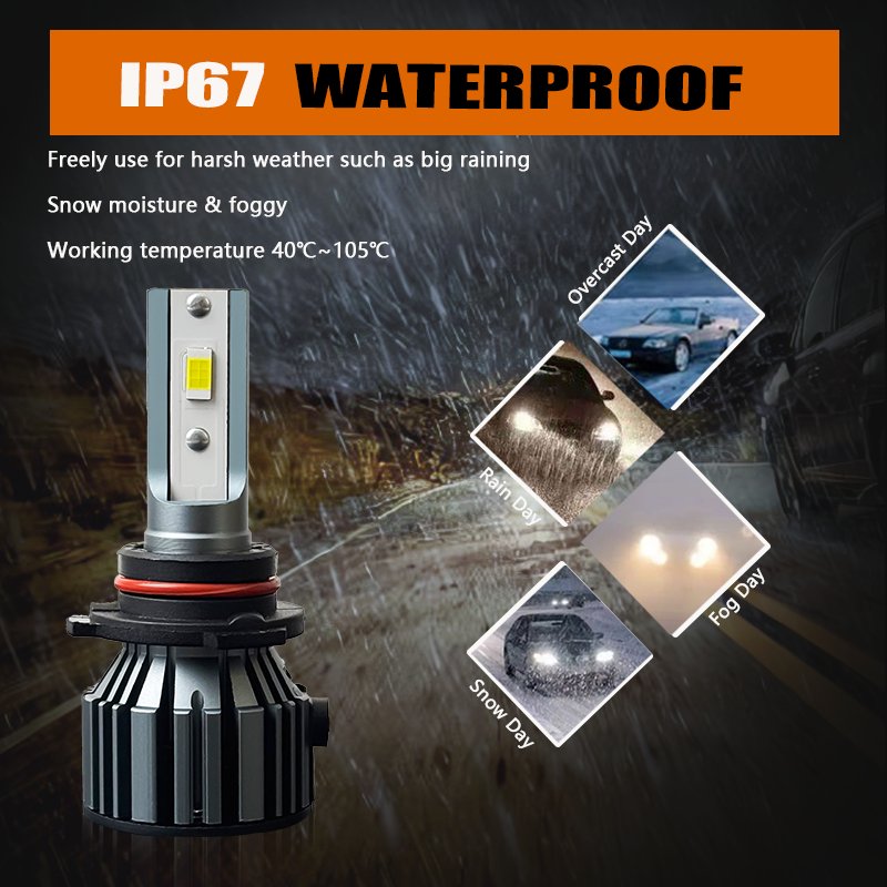 KingEagle M3-9005 CSP LED Headlight Factory Wholesale High Quality H1 H3 H7 H4 9005 HB3 9006 HB4 H8 H11 COB Led Headlight